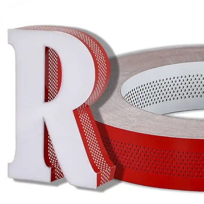 صلابة طوب خط القناة بدون طلاء 0.6mm سمك خط القناة طوب الألومنيوم