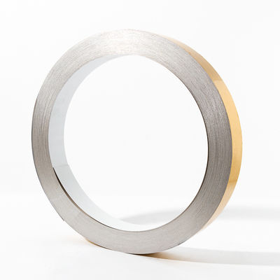 حرف القناة المغطى بالألوان شريط الألومنيوم وشريط الكلمة الشريط المسطح بدون حافة مطوية