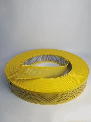 الغطاء المطاطي الغطاء الألومنيوم غطاء الطلاء مجموعة واسعة من الألوان الصفراء سهلة الانحناء حواف الحروف القناة