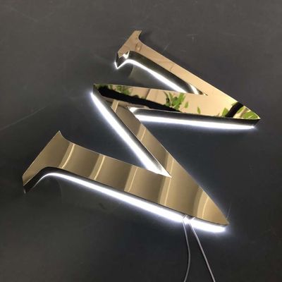 رسائل قناة مدعومة موثوق بها رسائل قناة أكريليك رسائل علامة خلفية مضاءة