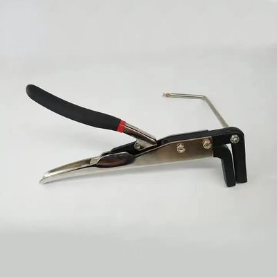 شكل البطريق العمودي المنحني المنحني اليدوي المسامير المعدنية قناة الرسالة ثنائي أداة