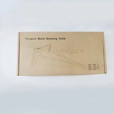 شكل البطريق العمودي المنحني المنحني اليدوي المسامير المعدنية قناة الرسالة ثنائي أداة