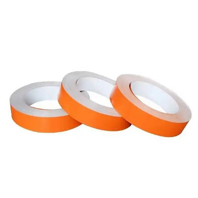 سهلة الانحناء 50 / 100 متر لون طلاء الملفات الألومنيوم طلاء قبعة ألومنيوم خط قناة