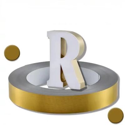 0.6mm سمك المعدة الرسائل المعدة من الألومنيوم مع مصدر ضوء النيون LED