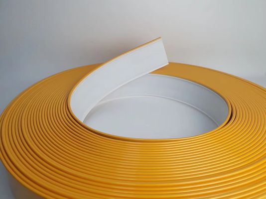 حرف القناة الألومنيوم غطاء تقويم مع 70MM عرض في الصفراء ألومنيوم خط القناة