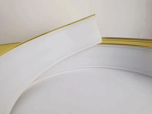 قناة الرسائل الإضاءة غطاء التجميل شريط مع 68MM 70MM 76MM 93MM عرض قناة الرسائل غطاء التجميل