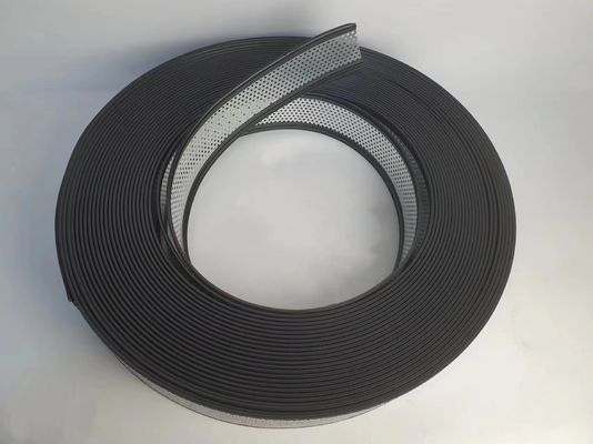 بلاستيك الأسود الألومنيوم غطاء التجميل يد ثني قناة الرسالة غطاء التجميل