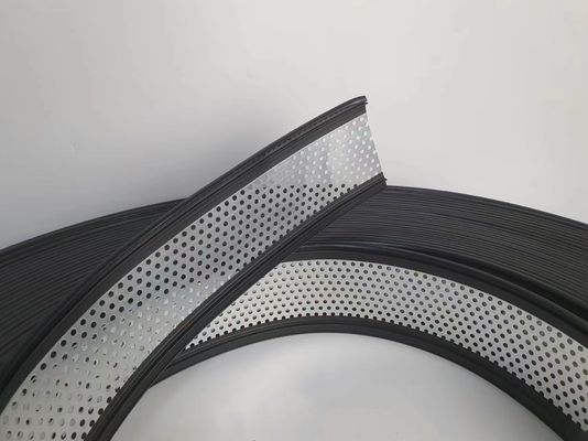 القماش الملون غطاء التجميل سبائك الملفوفة J نوع غطاء التجميل لفة حل إشارة ملونة سوداء