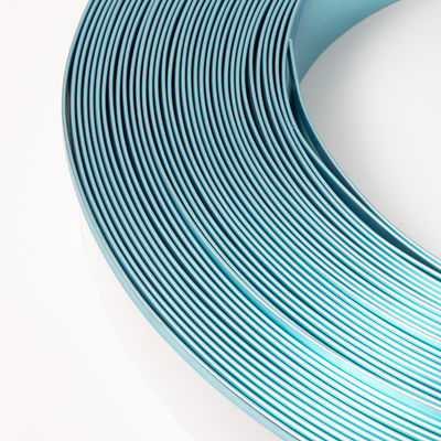 ألومنيوم خط قناة مسطحة حروف تقويم غطاء جانب واحد حافة خط علامة غطاء تقويم