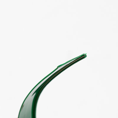 10 أوراق لكل صندوق بلاستيكي غطاء غطاء خط القناة الخضراء حافة مرنة